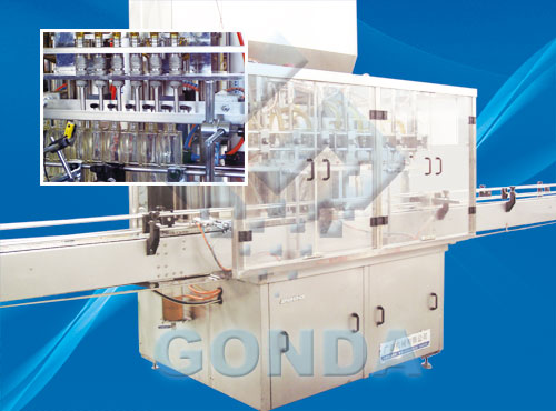 GN-ZY定容式灌裝機(jī)(帶有機(jī)玻璃框) GN-ZY定容式灌裝機(jī)(帶有機(jī)玻璃框)